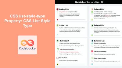 List CSS Type 的图像结果
