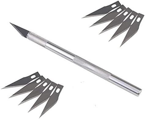 Qatalitic Knife Replacement Interchangeable Blades - Pack of 25 ...