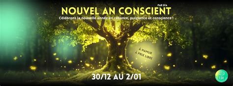 NOUVEL AN CONSCIENT par EFA, Ferme De Vevy Weron, Namur, 30 December to ...