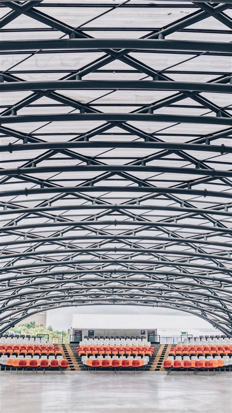 Download wallpaper 1350x2400 roof, architecture, grandstand, seat ...