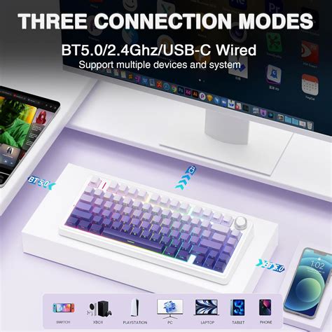 AULA F75 Pro Wireless Mechanical Keyboard,75% Gasket India | Ubuy