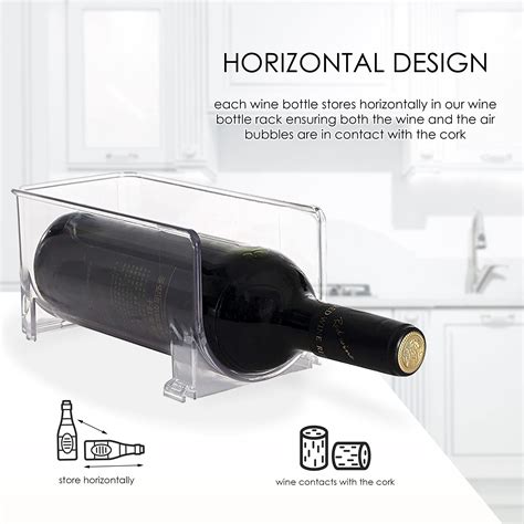 Snapklik.com : JINAMART Wine Racks Countertop For Kitchen - Set Of 4 ...
