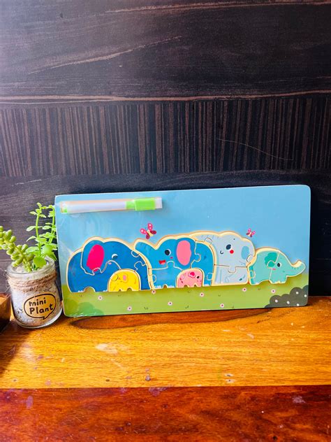 Animal Puzzle with White Board Marker – Gift Ocean