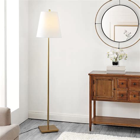 SAFAVIEH Lighting Collection Geralt Contemporary Gold 69-inch Floor ...