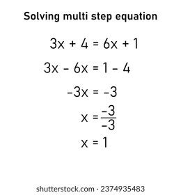 Image result for Multi-Step Equations with Two Variables