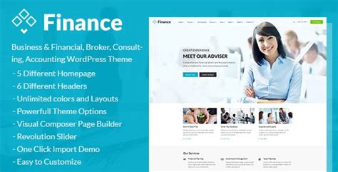 financial v1 0 business and financial wordpress theme