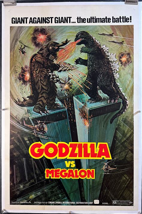 Poster Original Do Filme Godzilla