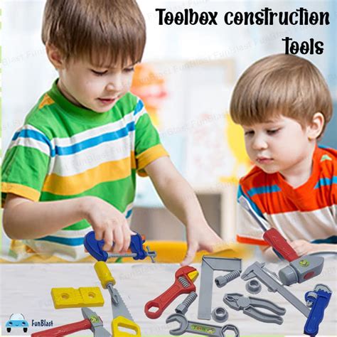 Tool Kit Toys for Kids - Pretend Play Toy, Engineer Workshop Tool Kit ...