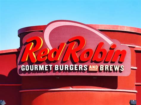 Red Robin's Restaurant Menu