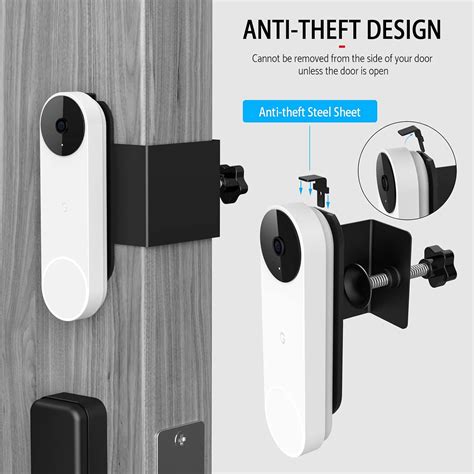 Buy Nest Doorbell Mount, PUUUCI Anti-Theft Video Doorbell Mount for ...