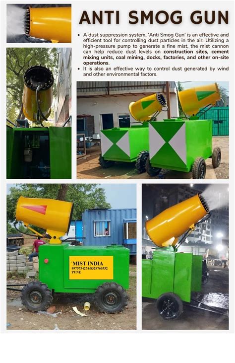 Anti Smog Gun - Anti Smog Gun - 30 Meter - Manual Manufacturer from Pune