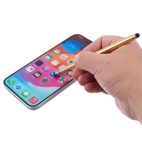 Dual Silicone Tips Passive Stylus Pen Sensitive Touch Writing Drawing ...