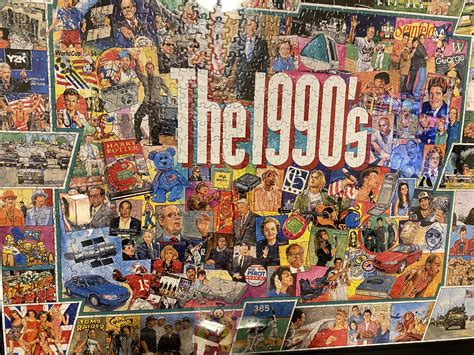 90s Pop Culture Collage
