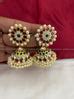 Real Kemp Jhumka Earrings for Bharatanatyam and Kuchipudi BBE003 ...
