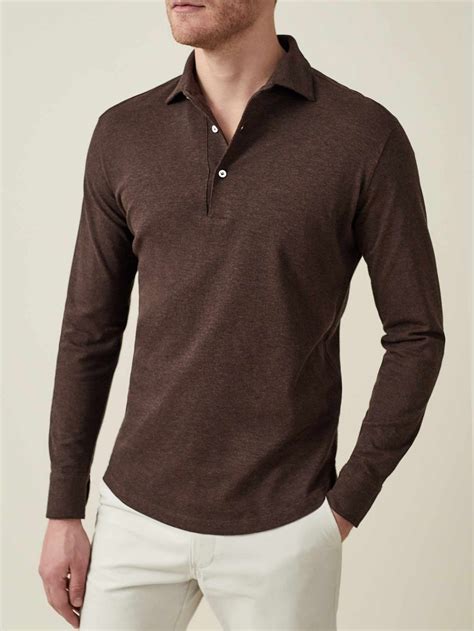 Brown Long Sleeve Shirt