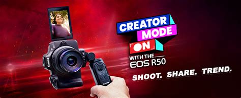 Canon EOS R50 RF-S18-45mm f/4.5-6.3 IS STM Mirrorless Camera
