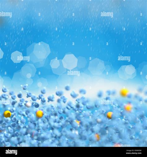 Water (in blue) is a chemical compound containing oxygen and hydrogen ...