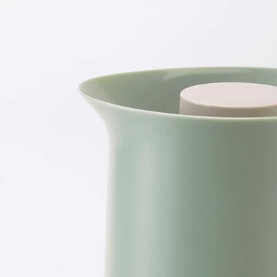 BEHÖVD Vacuum flask, light green, beige - IKEA
