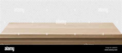 Wooden table perspective view, wood surface of brown desk, kitchen or ...