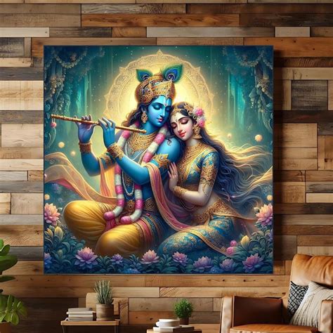 Buy Radha Krishna Painting Online In India - Etsy India