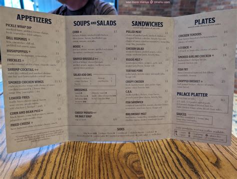 Online Menu of Pickle Palace Restaurant, Cedar Rapids, Iowa, 52404 - Zmenu