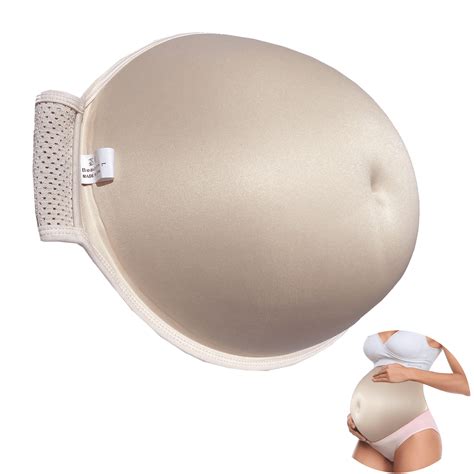 BIMEI Fake Pregnant Belly Sponge Velcro Closure Lightweight Adjustable ...