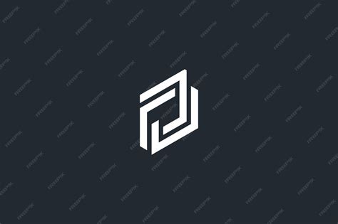 Premium Vector | Abstract pd dp p d letters logo initial based monogram icon vector
