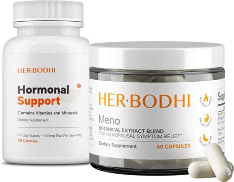 Amazon.com: Her Bodhi Meno & Hormonal Support Supplements - Menopause ...