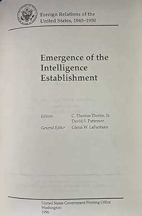 Buy Foreign Relations Of The United States 1945-1950, Emergence of the ...