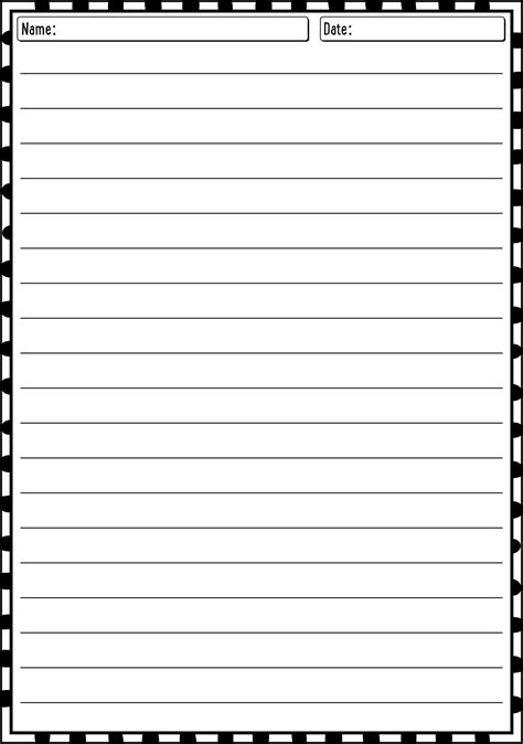 15 Best Images of Long Lined Paper Worksheets 4th Grade Essay-Writing ...
