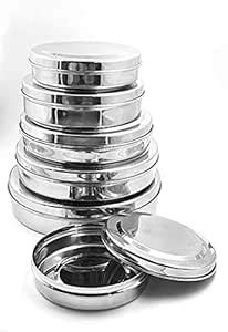 Buy NEXT Stainless Steel Chapati Chocolate Flat Slim N Sleek Canisters ...