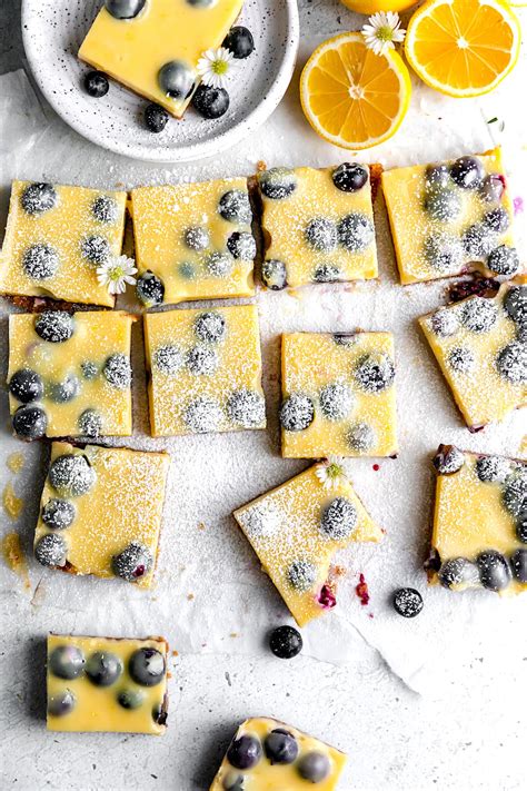 Lemon Blueberry Bars Recipe {Summer Favorite} - Two Peas & Their Pod