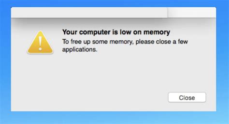 Computer Is Low On Memory 的图像结果
