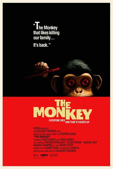 The Monkey (2025) official poster #2 in 2025 | Supernatural movies ...