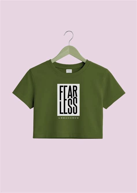 Printed Crop Tops for Girls & Women | UrbanCrew – URBANCREW