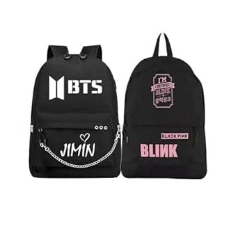 Kausbabi Combo Jimin & Blackpink BTS Backpack for Girls| Stylish ...