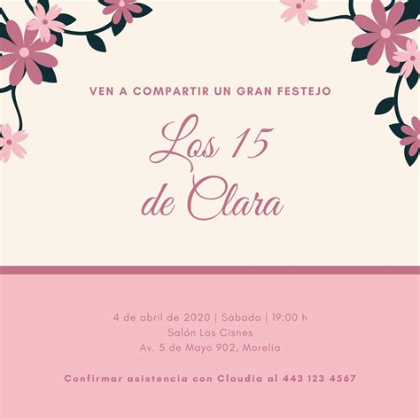 Invitaciones De Quince Anos