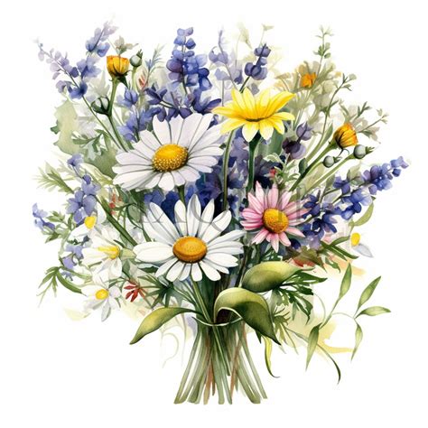 Wildflower Bouquet 10 High Quality Jpgs Flower Bouquet Wildflower ...