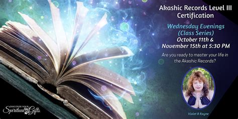 Akashic Records Reader Certification III, Discover Your Spiritual Gifts ...