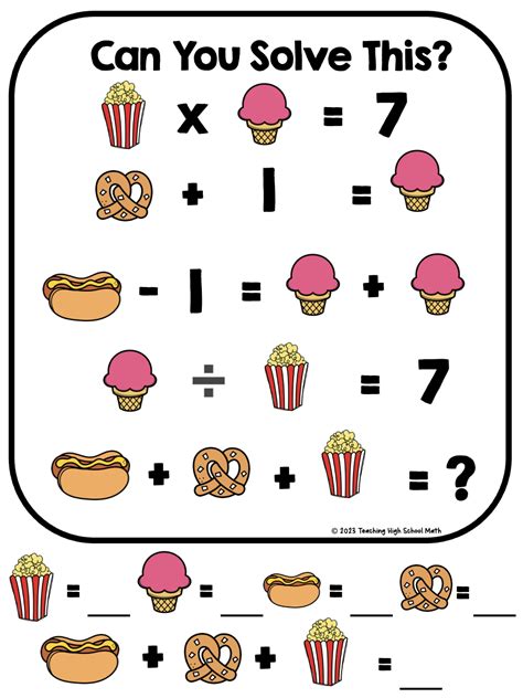 Critical Thinking Math Problems 的图像结果