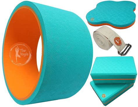 The Yogis Yoga Wheel Strongest & Most Comfortable Wheel Size -17 X 34cm ...