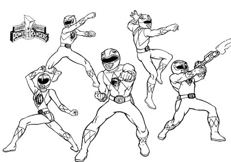 Power Rangers coloring pages - ColoringLib