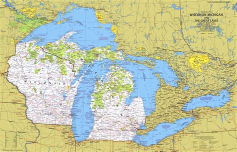 Great Lakes In Michigan Map at Susan Cochrane blog