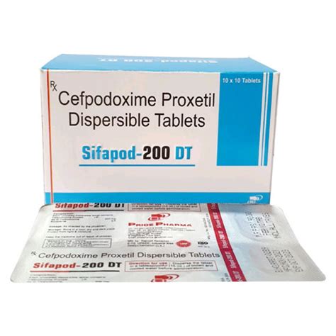 SIFAPOD-200 DT TABLETS Pride Pharma