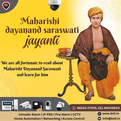 🕉️ Swami Dayanand Saraswati Jayanti 2025 🕉️ | Home Security System Supplier