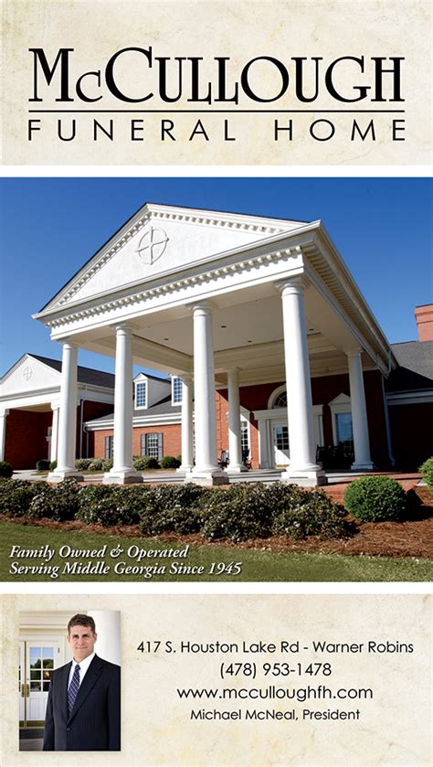 Christians In Business - McCullough Funeral Home - Details
