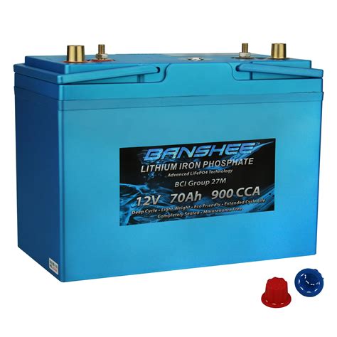 Buy Deep Cycle Lithium-Ion Marine Boat Starting Battery Replaces D27M ...
