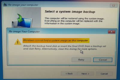 Image result for Windows Cannot Find a System Image Windows 7