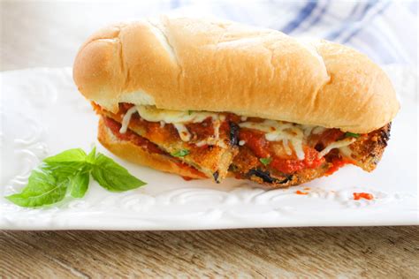 Eggplant Parmesan Sandwiches