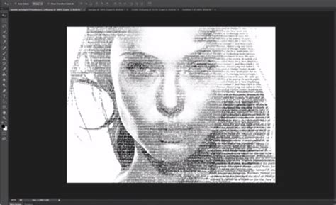 Typography Portrait Tutorial Photoshop 的图像结果